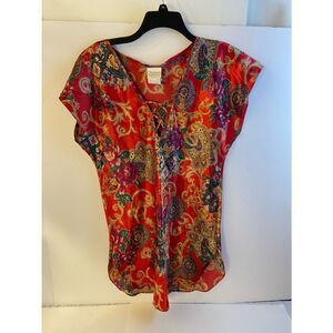 Vintage intimate moods pj gown USA Medium M red